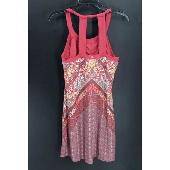 Prana Cantine Dress MEDIUM Crushed Cran Marrakesh Athletic Halter Strap - Picture 6 of 10